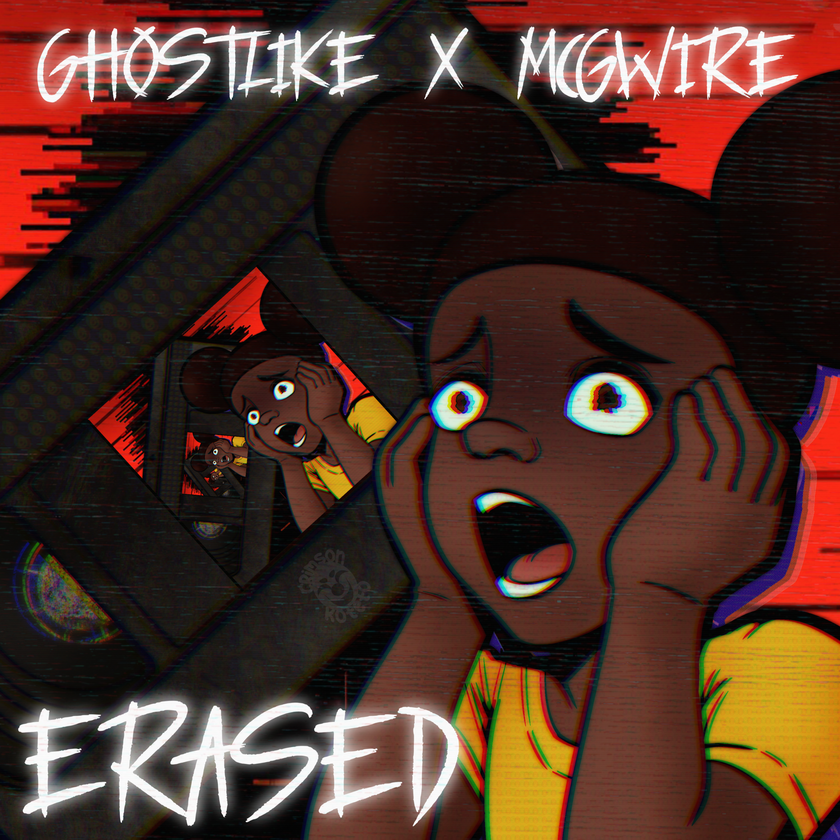 Cover art for ''Erased" by Ghostlike