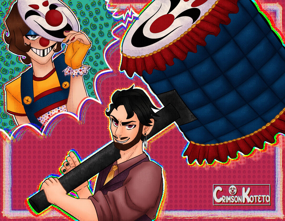 Half body duo illustration