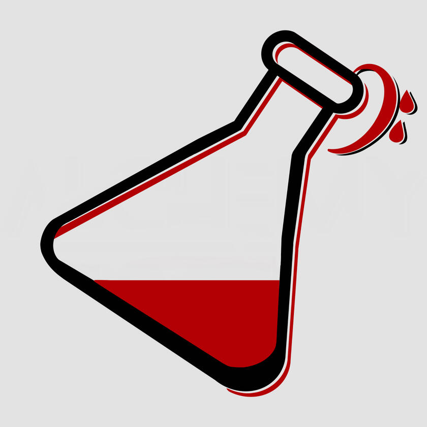 Branding logo for producing collective ''ALCHEMY''