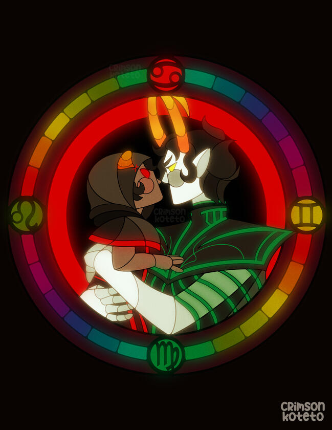 Half body duo portrait