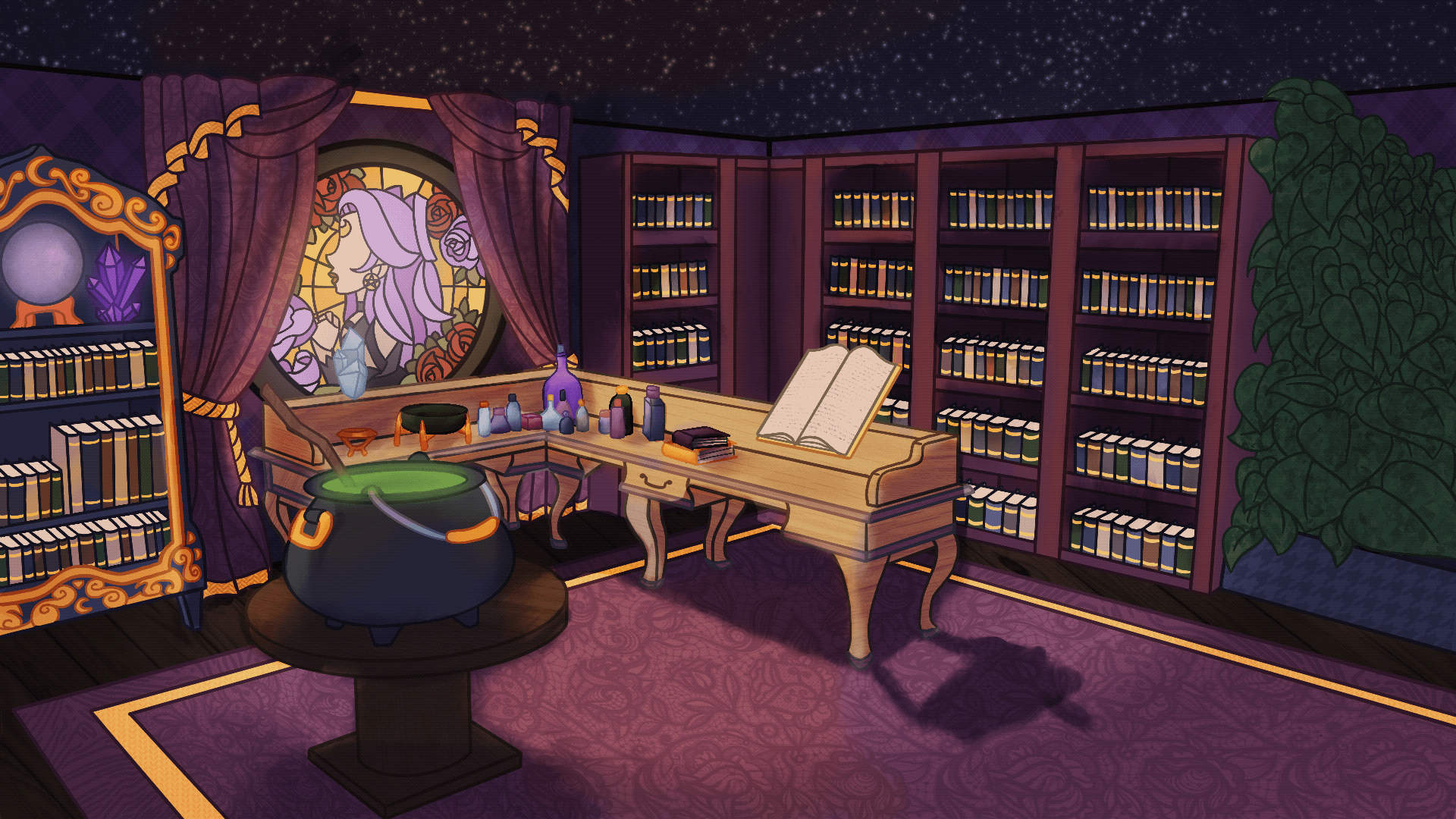 Twitch background for thatamethystwitch